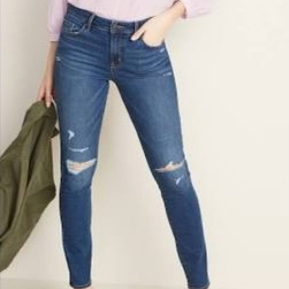 Uniqlo Distressed Tapered Denim Jeans Size 29 - Picture 1 of 5